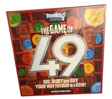 Breaking Games The Game Of 49 Bid Bluff And Buy Your Way To Four In A Row New