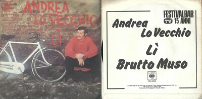SCHEIBE 45 UMDREHUNGEN ANDREA DER ALTE    LI' // HÄSSLICHE SCHNAUZE