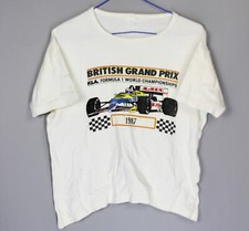 BRITISH GRAND PRIX 1987 FORMULA 1 RACING SHIRT M WOMEN WORLD CHAMPIONS