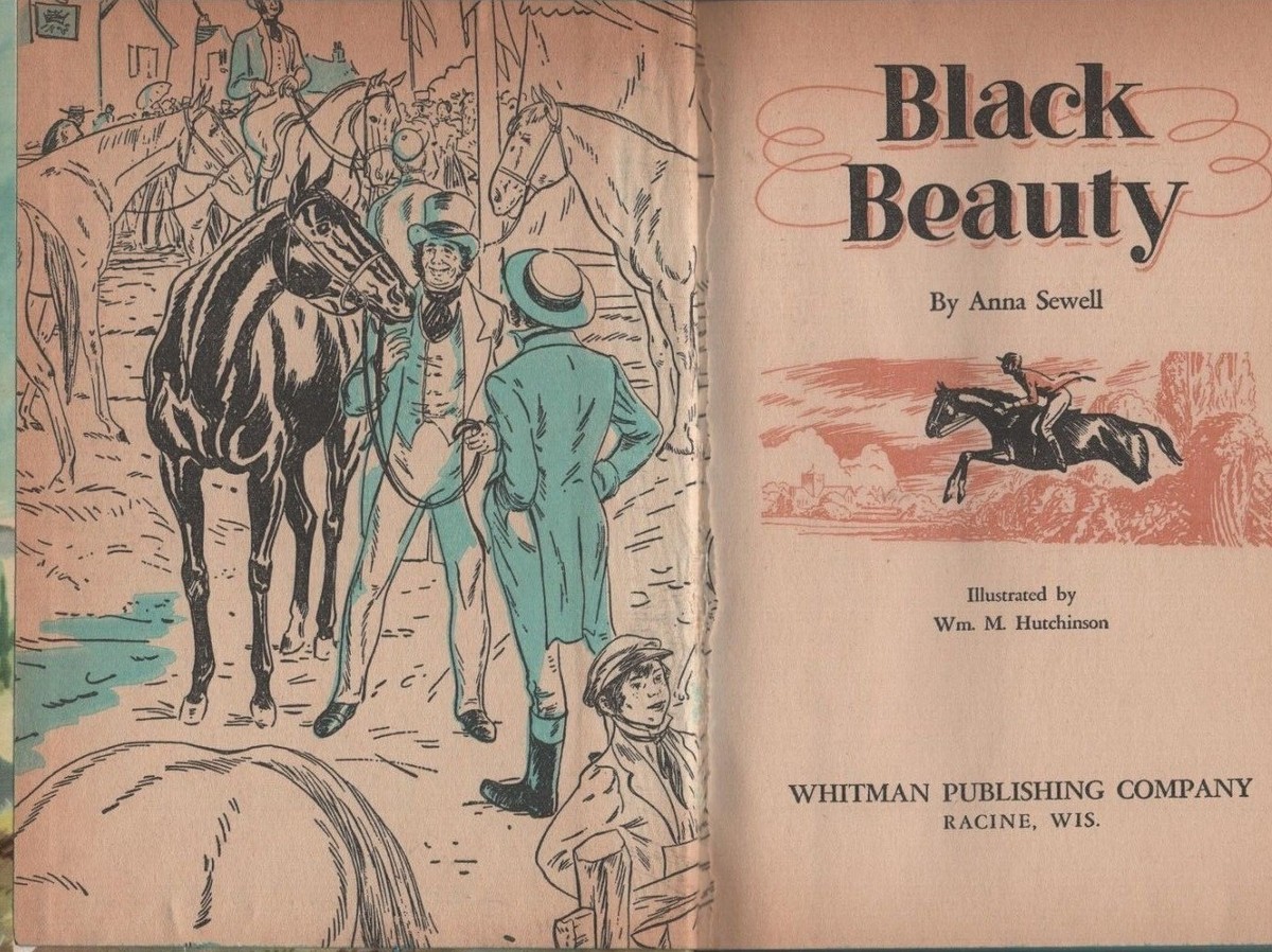 BLACK BEAUTY by Anna Sewell Whitman Published 1955 1st ed. Wm