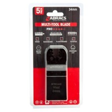 Abracs MTWM3405 Multi Tool Blades Wood Blockboard, Plasterboard 34mm (Pack of 5)