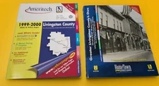 Lot Of 2 Livingston County Michigan Telephone Phone Books Directories 1999-2000