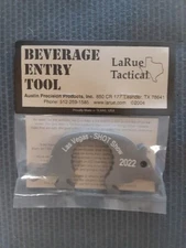 LaRue Tactical Beverage Entry Tool Armadillo Las Vegas Shot Show 2022 (NEW RARE)