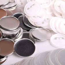 CREWORKS 100 Sets 2.25 inch/58mm Blank Button Badge for Button Making Machine...