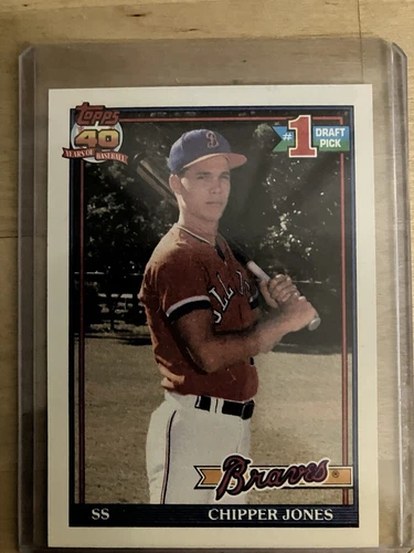 1991 Topps - #333 Chipper Jones (RC)