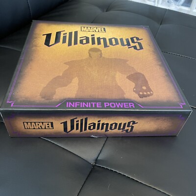 MARVEL VILLAINOUS: INFINITE POWER Board Game! Box Has Been Opened But All Sealed