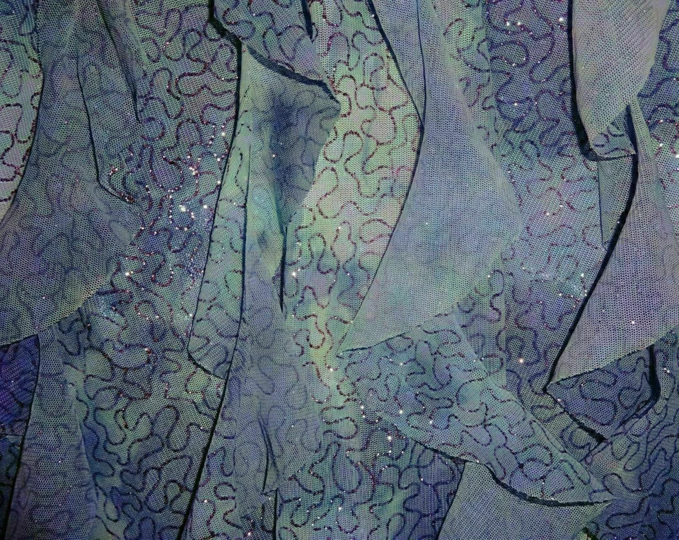 Niñas LEO'S DANCEWEAR Talla CS S Disfraz de Baile Púrpura Brilla Jazz Tap Lírico  Foto 2 de 4