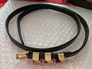 topshop black leather belt