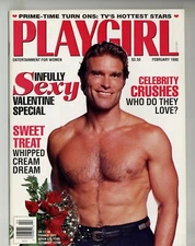 Playgirl 1990 Marc Hampton Curtis Hammond 100pgs Chris Adams Gay Magazine M24405