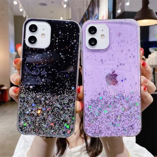 Shockproof Starry Glitter Phone Case For iPhone 16 Pro Max 15 14 13 12 11 XR 6s