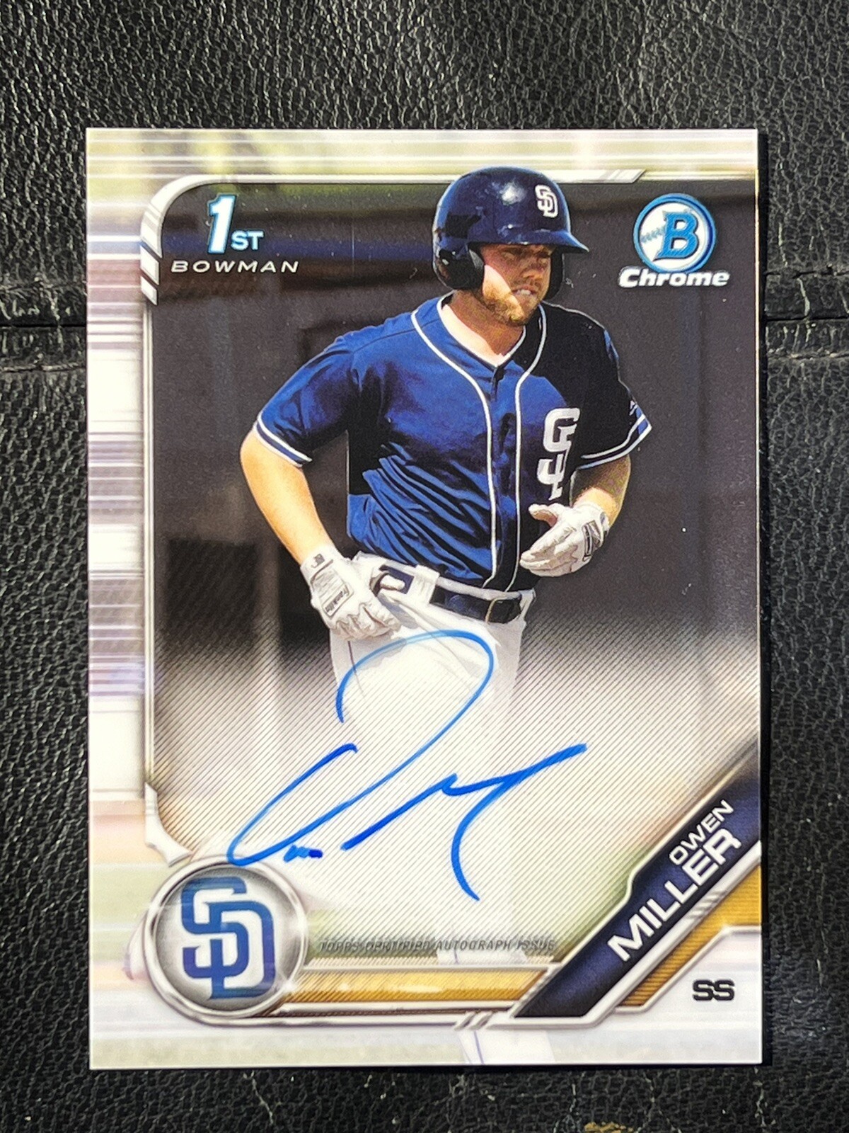 OWEN MILLER 2019 Bowman Chrome Auto