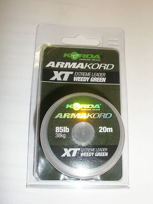 Korda Armakord XT 85lb 20m Extreme Leader Carp fishing tackle