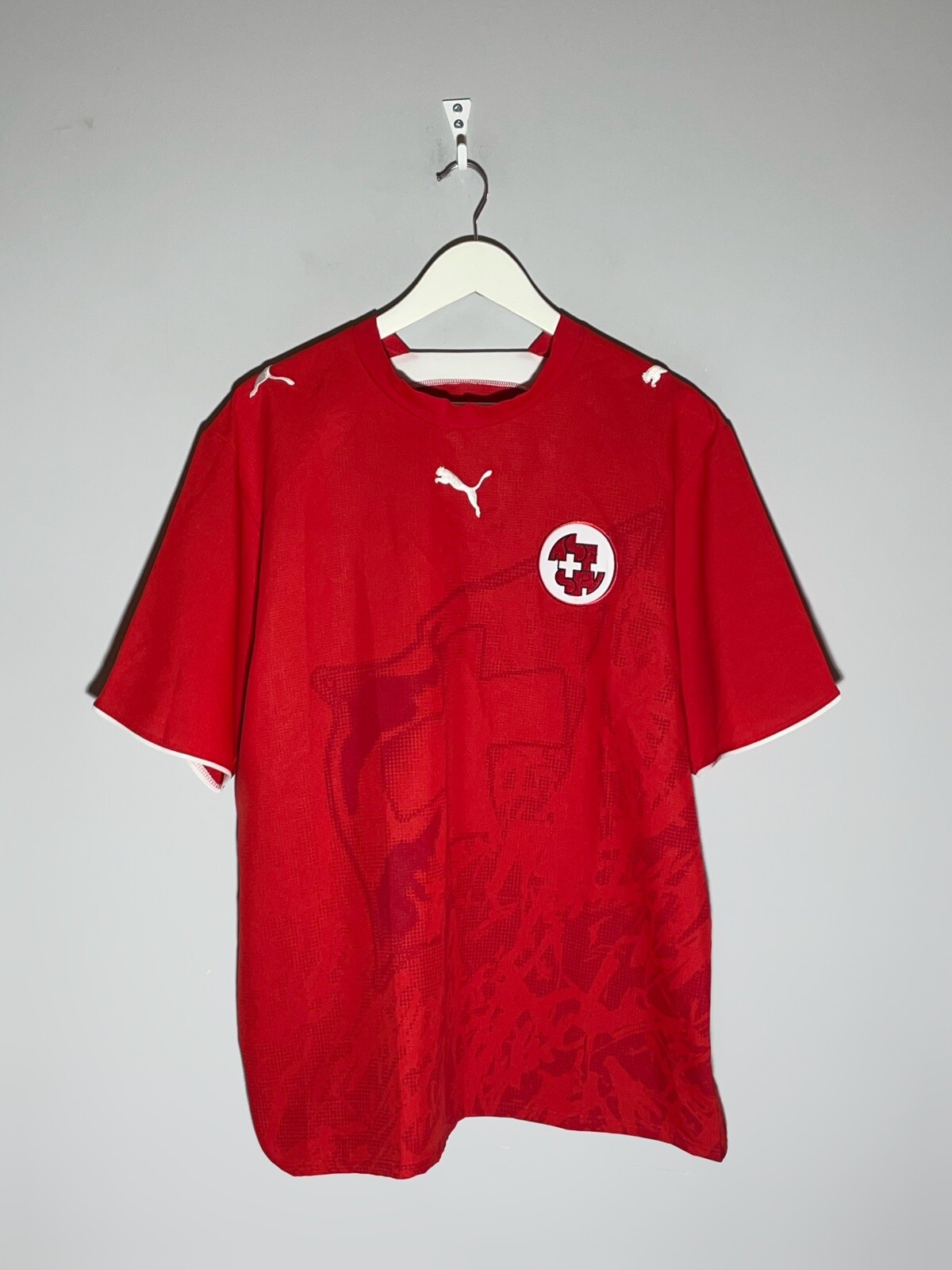 National Team Switzerland Puma 2006 Home Vintage Football Shirt Soccer Jersey