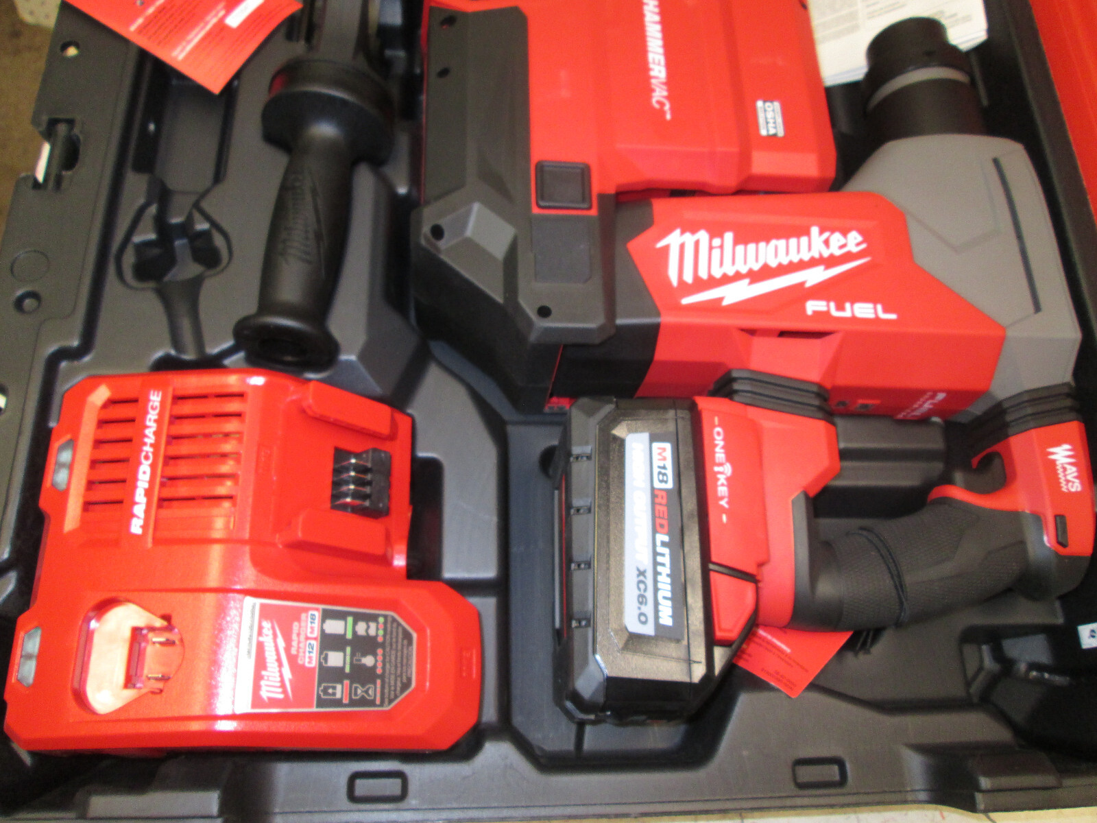 Milwaukee 291222DE M18 FUEL 1” SDS Plus Rotary Hammer w/ Dust