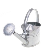 Aqbau® Zinkgießkanne Gießkanne Blumenverschiedene Metall verzinkt mit Gießbrause