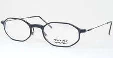 Vintage Twenty-34 2537 Black Unique RARE EYEGLASSES GLASSES 48-20-140mm France