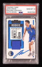 Josh Green Signed 2020-21 Panini Contenders Rookie Ticket Swatches #3 RC (PSA |