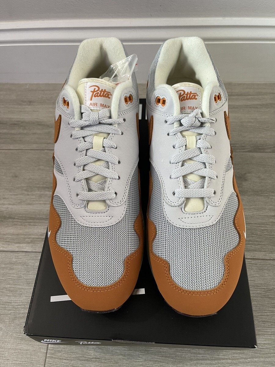 Nike Air Max 1 x Patta Monarch DH1348-001 Metallic Silver Pure Platinum Size 12 Nike Air Max 1 Patta Waves Monarch (With Bracelet) | DH1348-001 main image 4