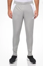 $50 Adidas Men's Tiro 24 Slim Training Pants - Grey On White- Medium - New Tag