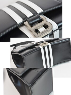 Balenciaga x Adidas Collabo. Bag Hourglass Small Handbag Balenciaga x Adidas Collabo. Bag Hourglass Small Handbag