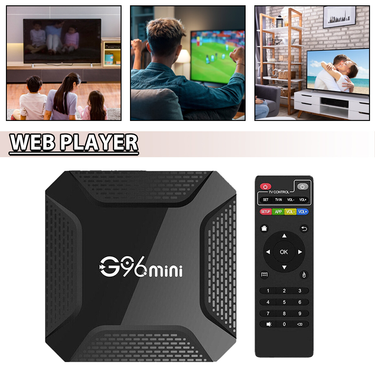 TV Box 8K Android 13.0 Smart HDMI Quad Core HD...