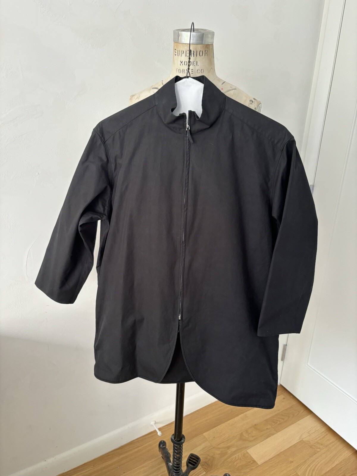 FILA Camicia nera The Row con cerniera taglia media