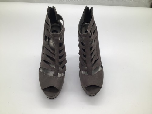 Guess Gray Gladiator High Heel Shoes 6.5 M - Picture 4 of 9