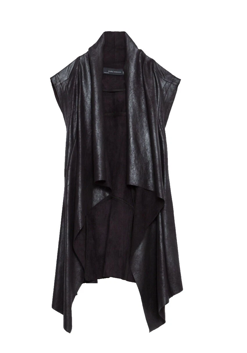 Chalecos Zara Negro para Mujeres