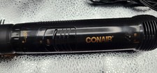 Conair Hot Air Curling BRUSH/COMB - BLACK / GOLD Removable Tip TESTED Lot 2762