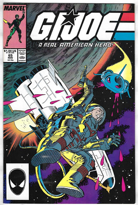 GI Joe Comic 65 A Real American Hero First Print 1987 Larry Hama Wagner Marvel