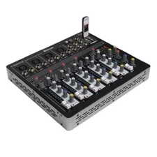 6-Channel Bluetooth Mixer Stage Recording Live Studio Mixing Console Audio Mixer