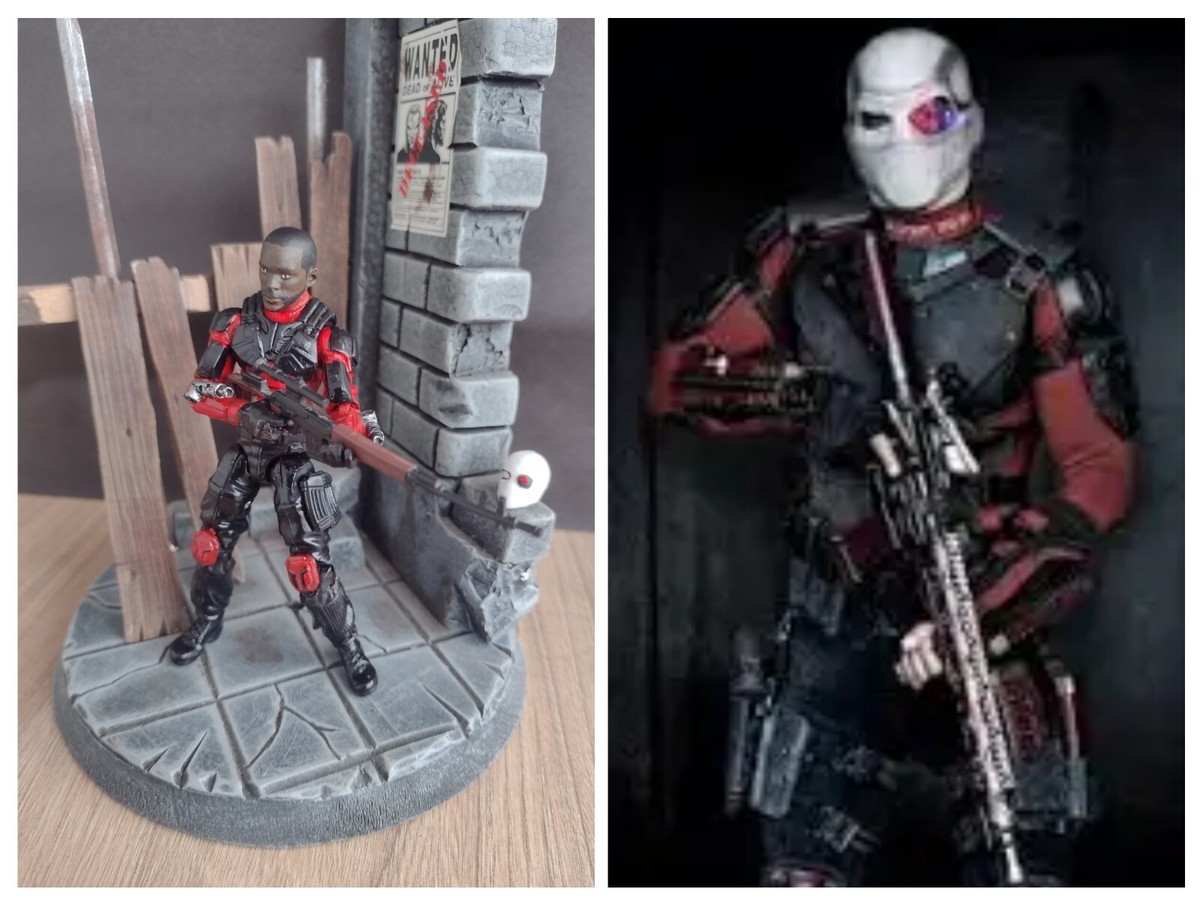 1:18 3.75 custom action figure DCU Deadshot Suicide Squad