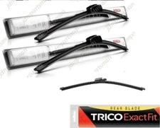 Set of 3 FRONT + REAR Wiper Blade 24" + 20" + 15" INCH FOR 2007 - 20013BMW X5