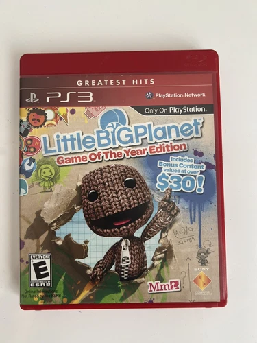 LittleBigPlanet -- Game of the Year Edition [GH] (Sony PlayStation 3, 2009) CIB