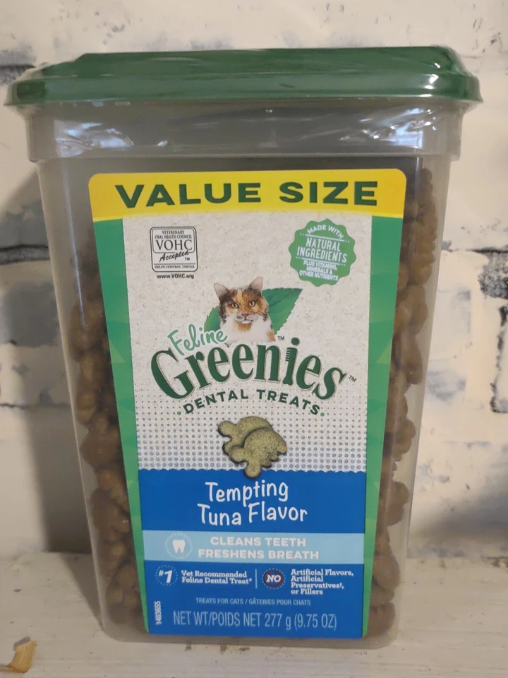 Feline Greenies Tempting Tuna Flavor, 9.75 oz  2 Value Size   Tubs - Image 3 of 4