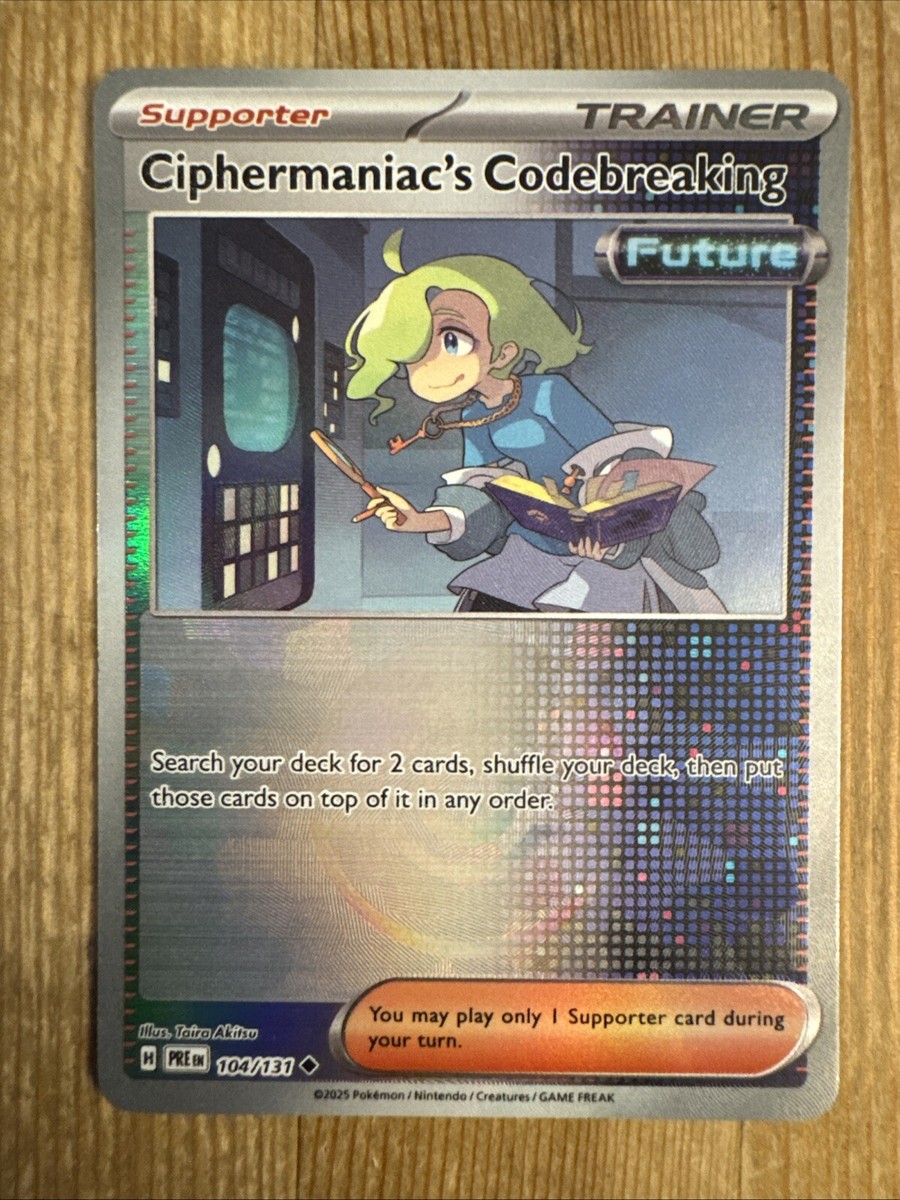 Ciphermaniac's Codebreaking Reverse Holo Pokeball 104/131