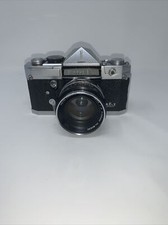 Vintage PETRI Flex V Color Corrected Super SLR Camera w/ 55mm f/2 lens-Vintage