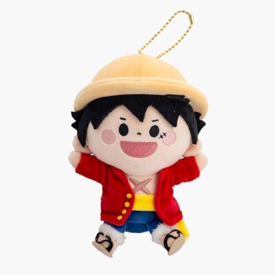 Toei Animation] [One Piece] Banzai! Plush Keychain Luffy From JP