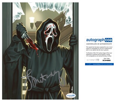 LAURIE METCALF SIGNED MRS. LOOMIS GHOSTFACE SCREAM 2 8x10 PHOTO - ACOA COA