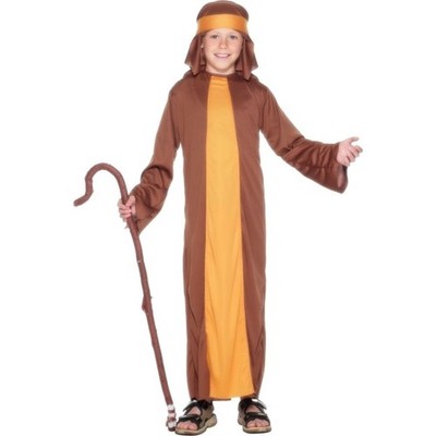 Smiffys Shepherd Costume, Brown (Size S)
