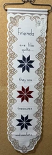 Heritage Lace  FRIENDS  Wall Hanging