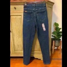 Vintage Retro Jordache Basics Blue Denim Jeans 80s 90s Y2K High Rise