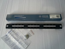 KRONE HIGHWAY 19" 24 Port PATCH PANEL part no: 6450 1 048-00 Ethernet