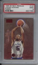 1996 Skybox Premium Rubies #127 Juwan Howard PSA 9 Mint  Rare