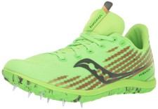 Saucony Women's Havok XC3 Spike Sneaker, Slime, 10.5