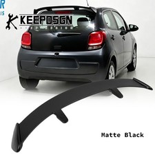 Für Citroën C1 Dachspoiler Heckspoiler Sport Flügel Lippe Matt Tuning Schwarz
