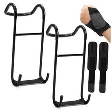 2 Pack Dumbbell Spotter Hooks, Heavy Duty Dumbbell Safety Hangers Hooks with