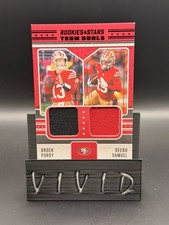 Brock Purdy & Deebo Samuel Team Duals /399 Panini Rookies & Stars 2024
