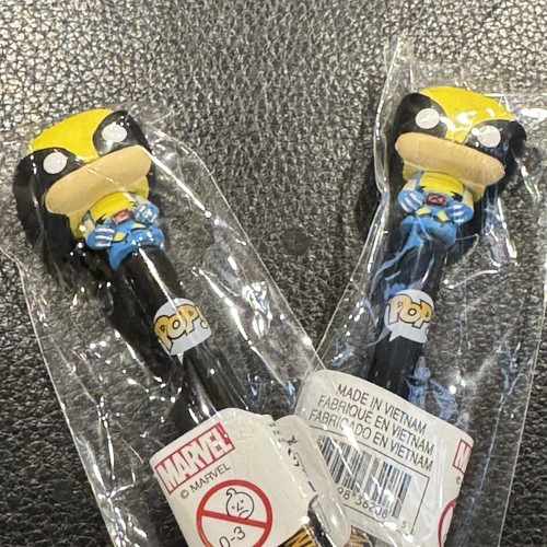 2x Funko Pop! * WOLVERINE PEN * Marvel Collector Corp X-Men New Sealed Yellow - Picture 7 of 9