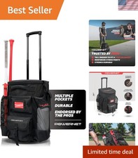 Heavy-Duty Baseball Softball Bucket Organizer with All-Terrain Wheels - 6 Gallon
